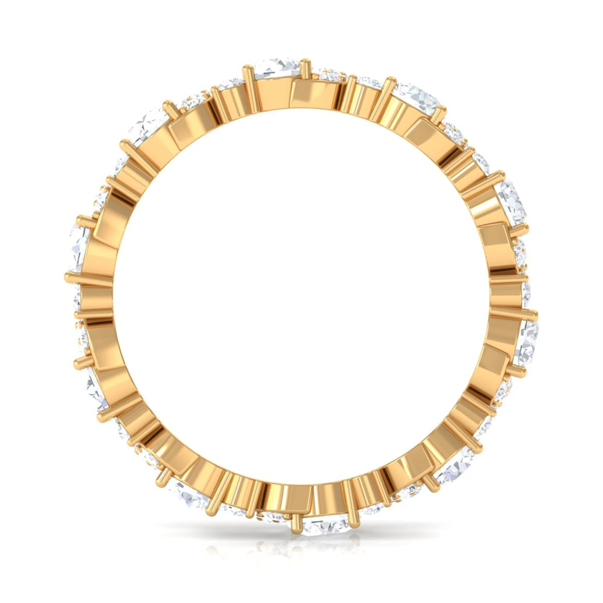 1 CT Elegant Cubic Zirconia Eternity Ring