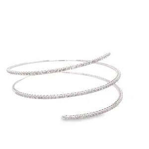 14K Flexible Coil Bracelet - 2.00ctw