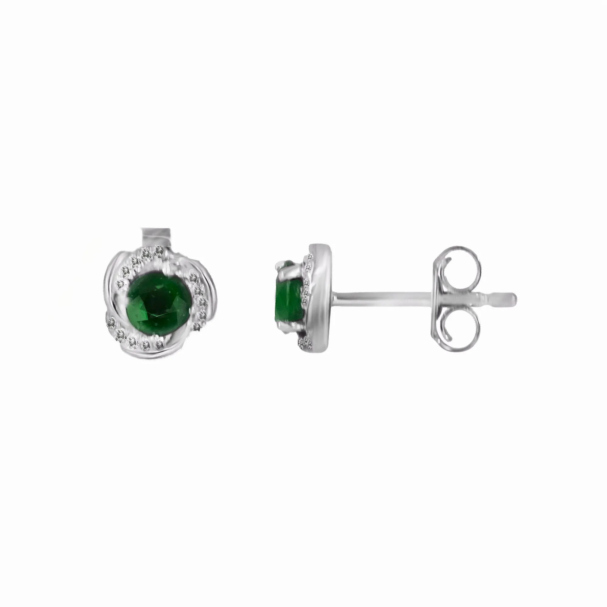 14KW 15D0.03CT,2EM4M0.66CT SPIRAL COLL ER  (148E1398EM)
