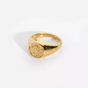 18K Gold-Filled Angel Ring