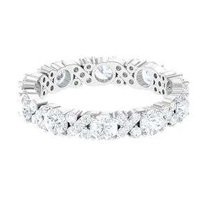 3 CT Elegant Simulated Diamond Eternity Ring