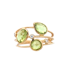 Allison Kaufman Co. Yellow Gold Contemporary Style Ring