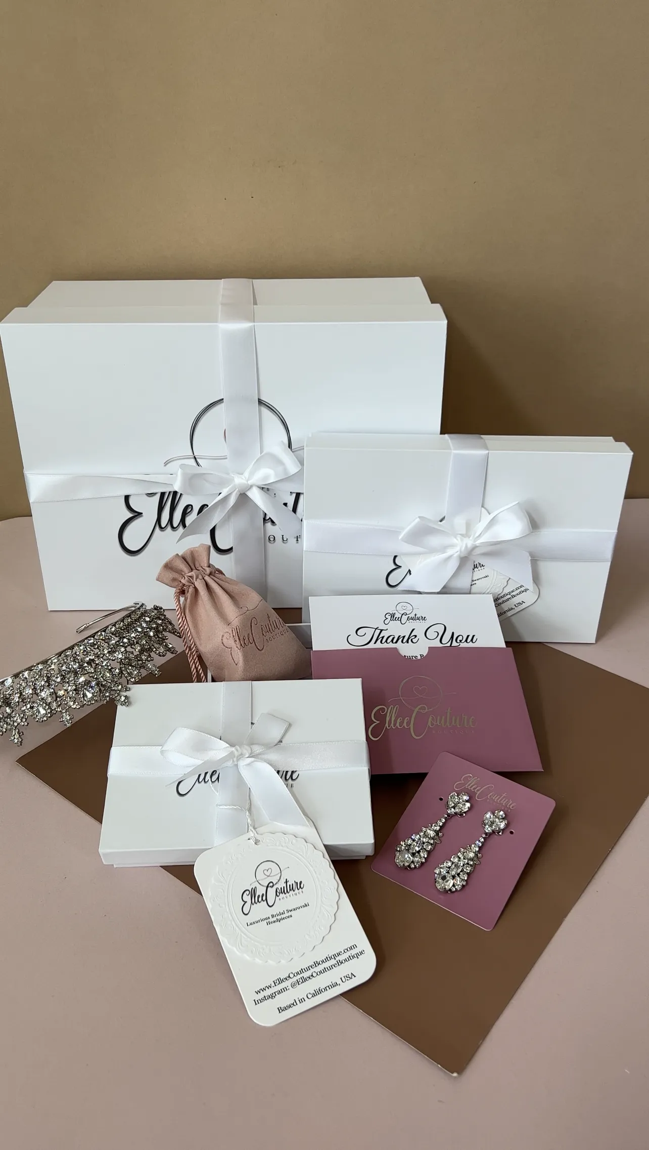 AMAL Luxurious 3-D Bridal Full Crown, Stunning Royal Wedding Crown
