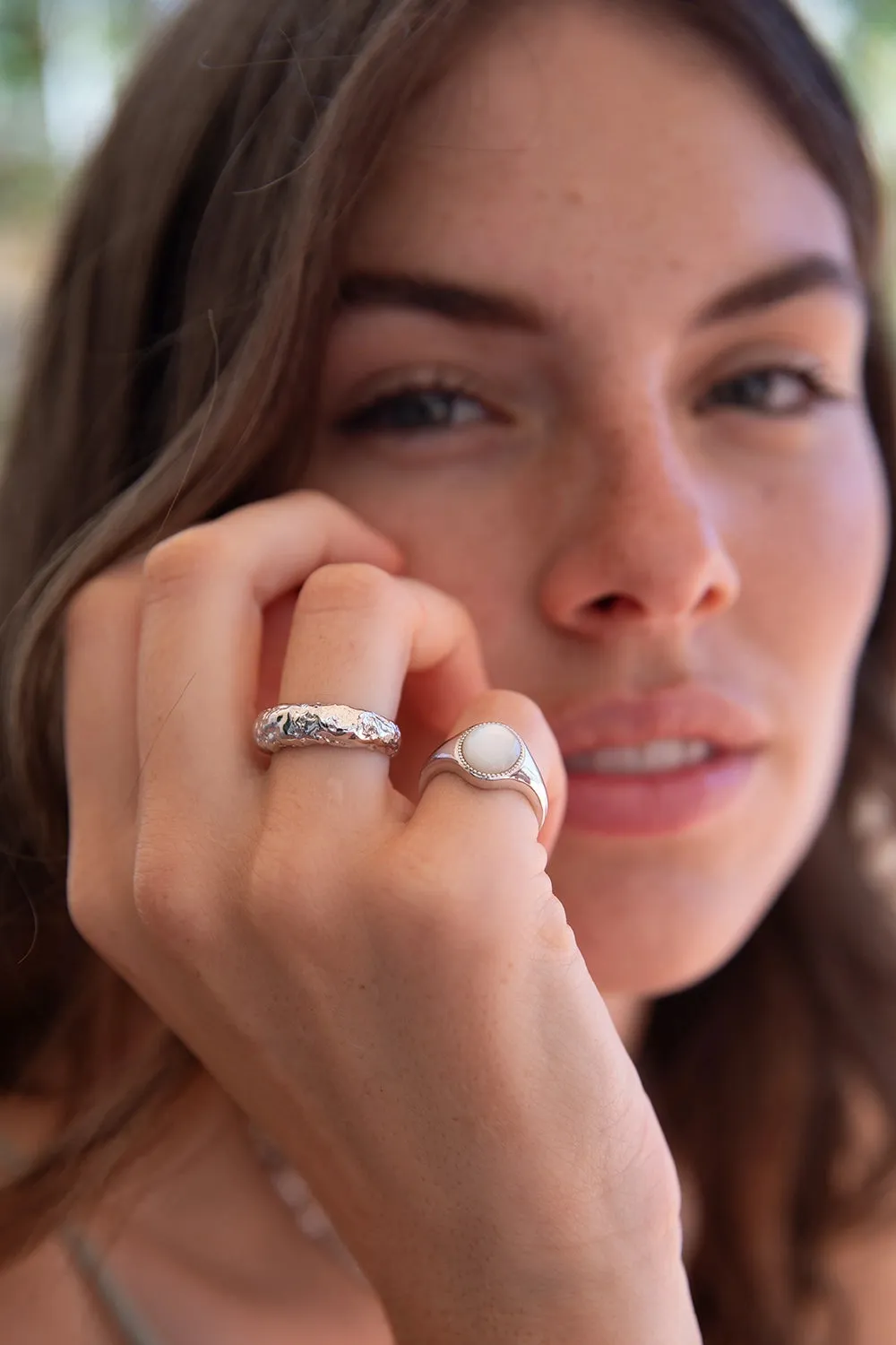 Amalfi Signet Ring Silver