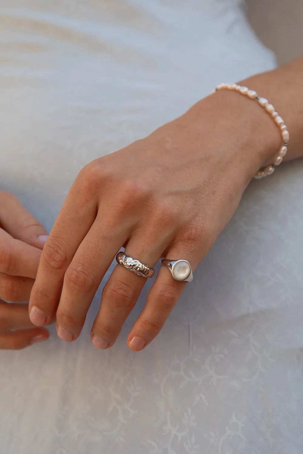 Amalfi Signet Ring Silver