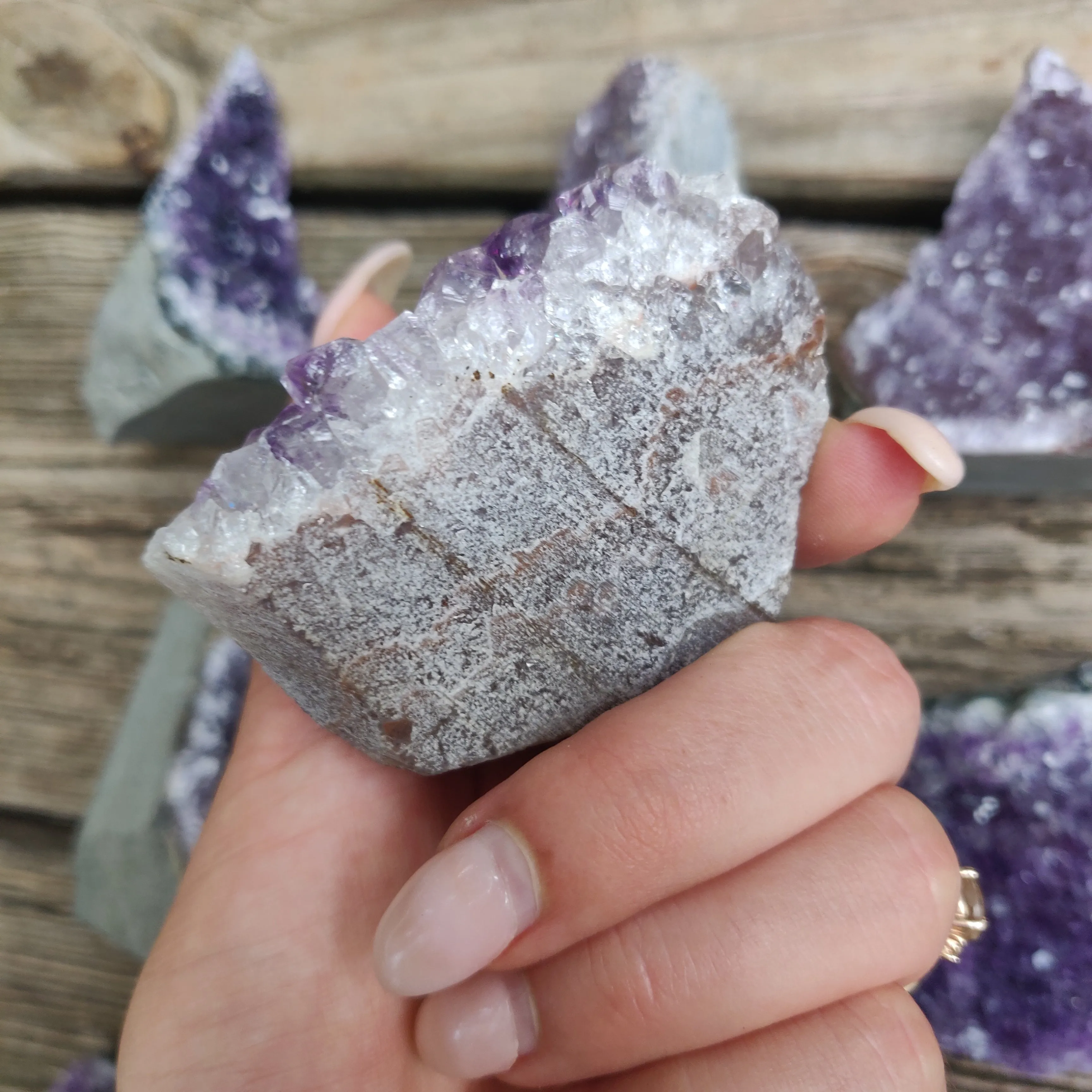 Amethyst Geode Free Form, Cut Base (#13)