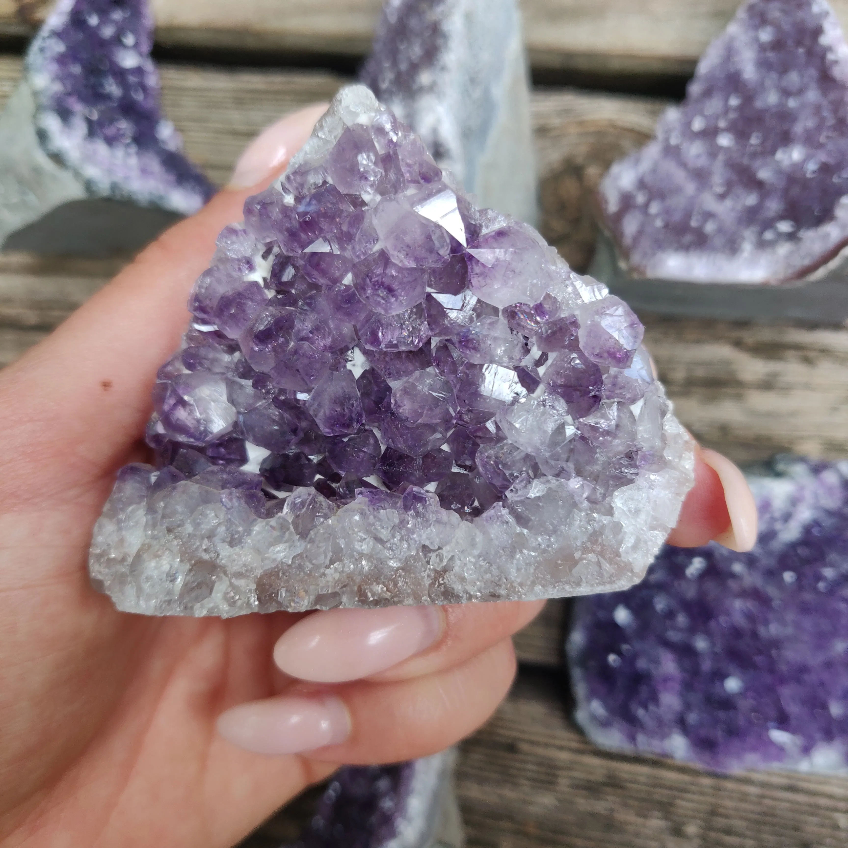 Amethyst Geode Free Form, Cut Base (#13)
