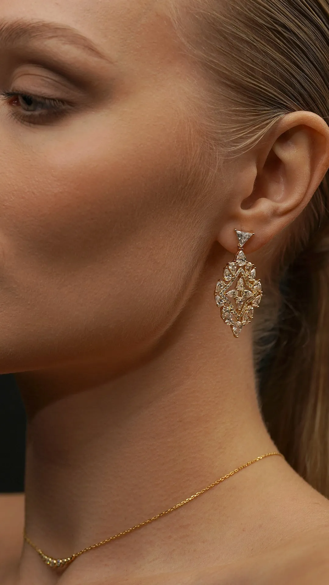 Antoinette Chandeliers 18K Gold Vermeil