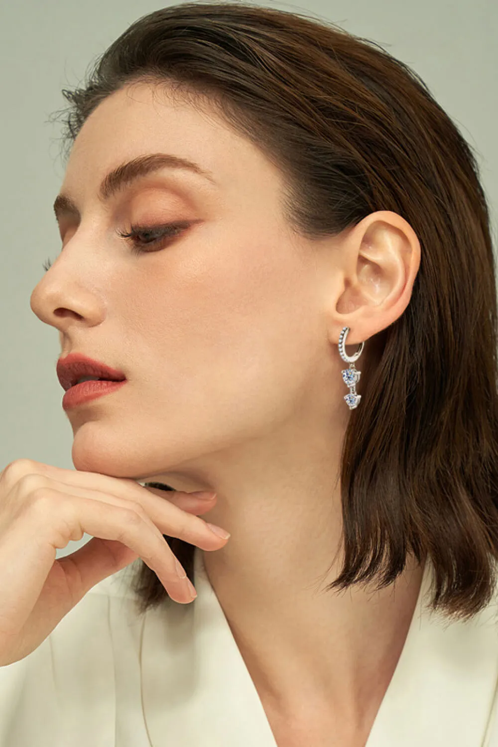*APP EXCLUSIVE* Be The One Moissanite Drop Earrings