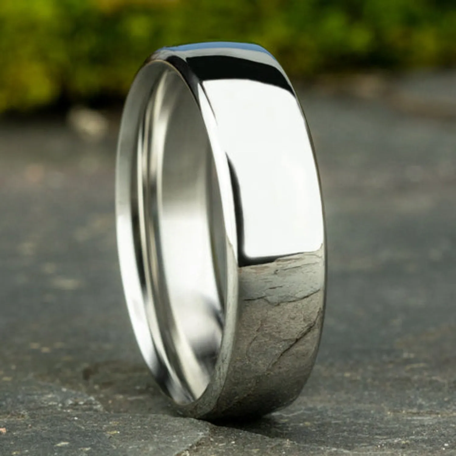 Benchmark High Polish Classic Cobalt Wedding Band