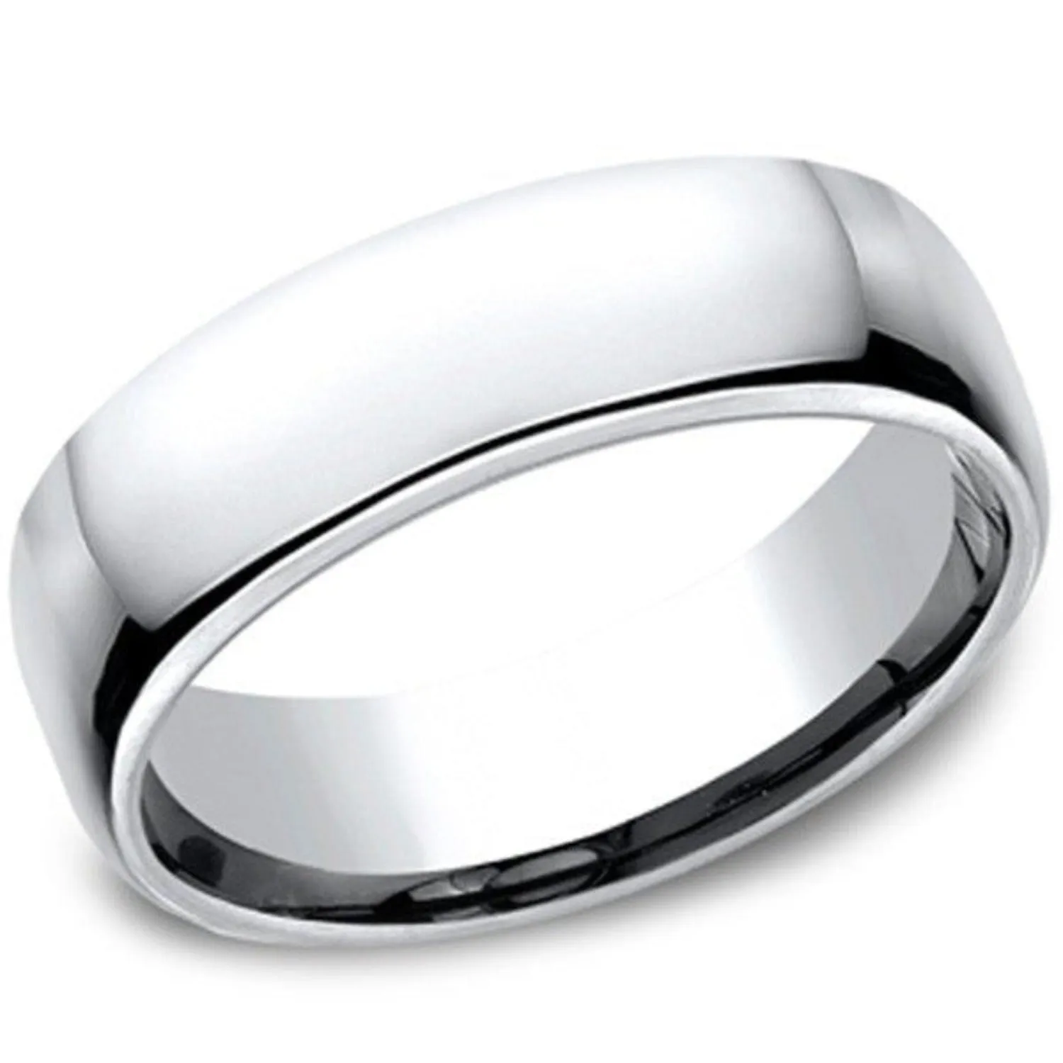 Benchmark High Polish Classic Cobalt Wedding Band