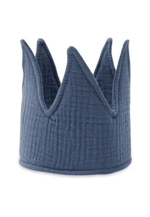 Birthday crown 12x35cm - Jeans Blue