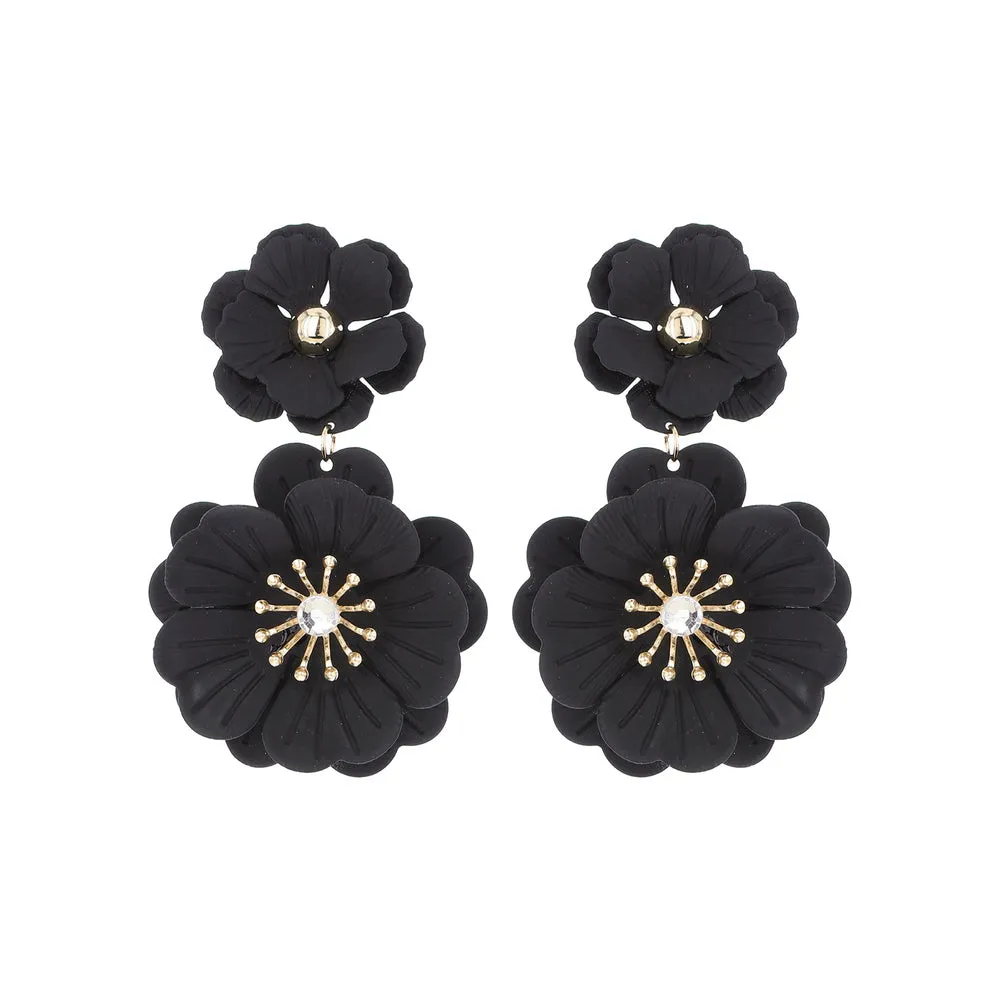 Bloom Flower Statement Earrings
