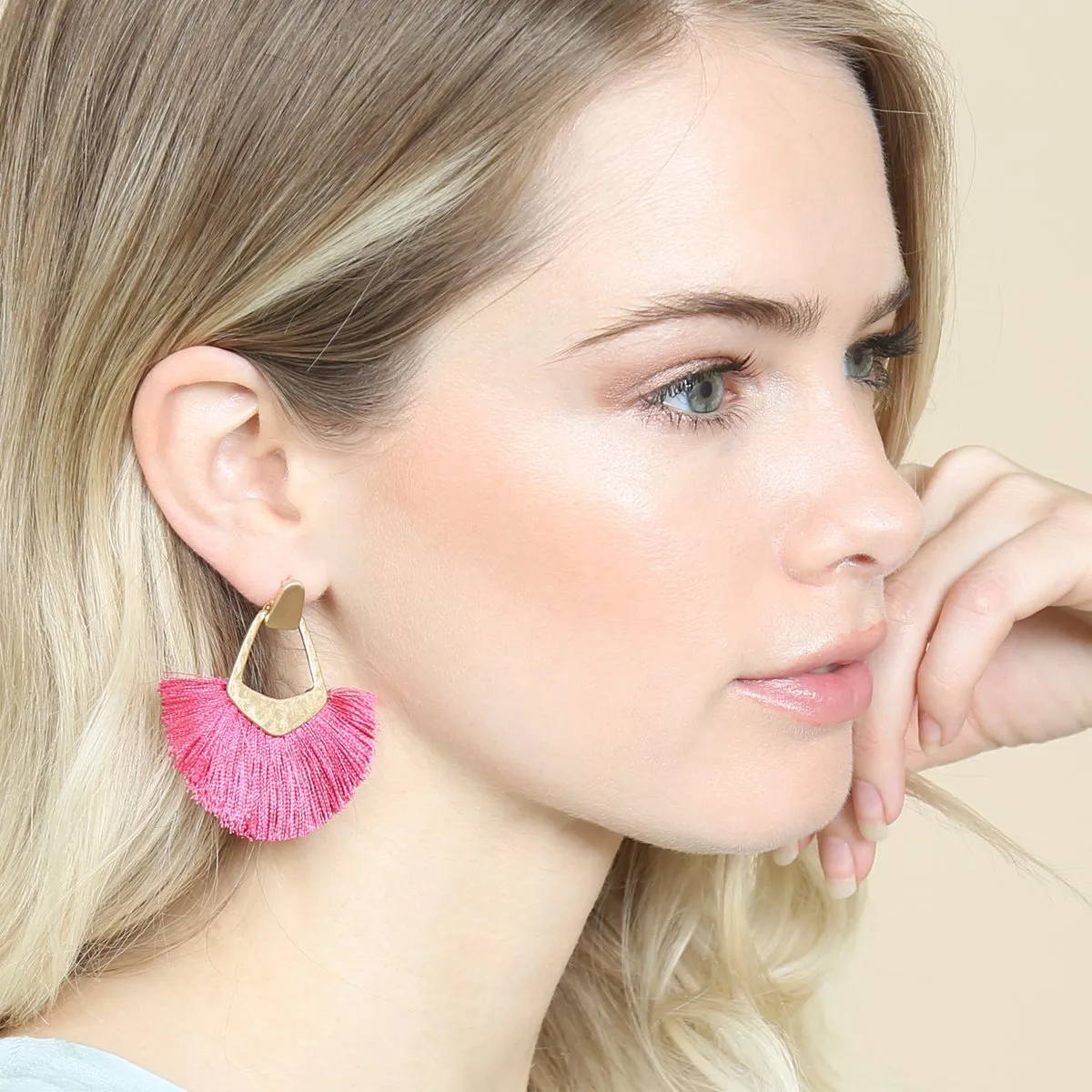 Bohemian Inspired Tassel Dangle Earrings - Style 2