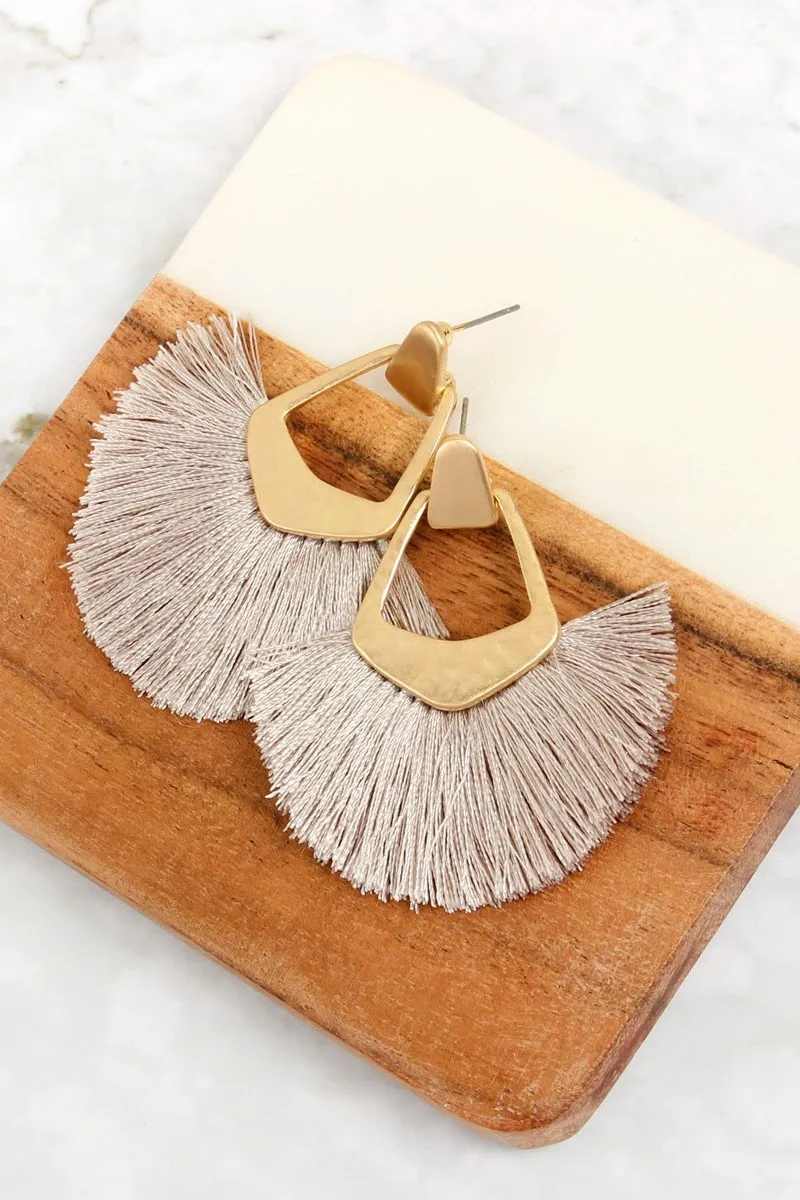 Bohemian Inspired Tassel Dangle Earrings - Style 2