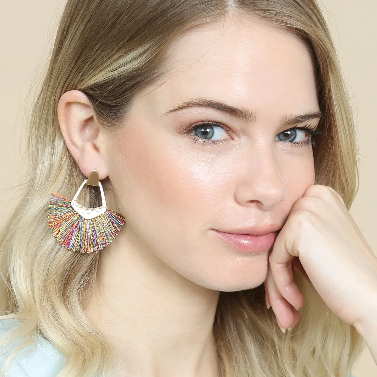 Bohemian Inspired Tassel Dangle Earrings - Style 2