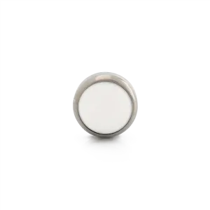 Cabochon - White Coral