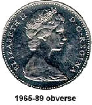 Canada Copper 1998 5 cents  (Elizabeth II) 4.6gr .750