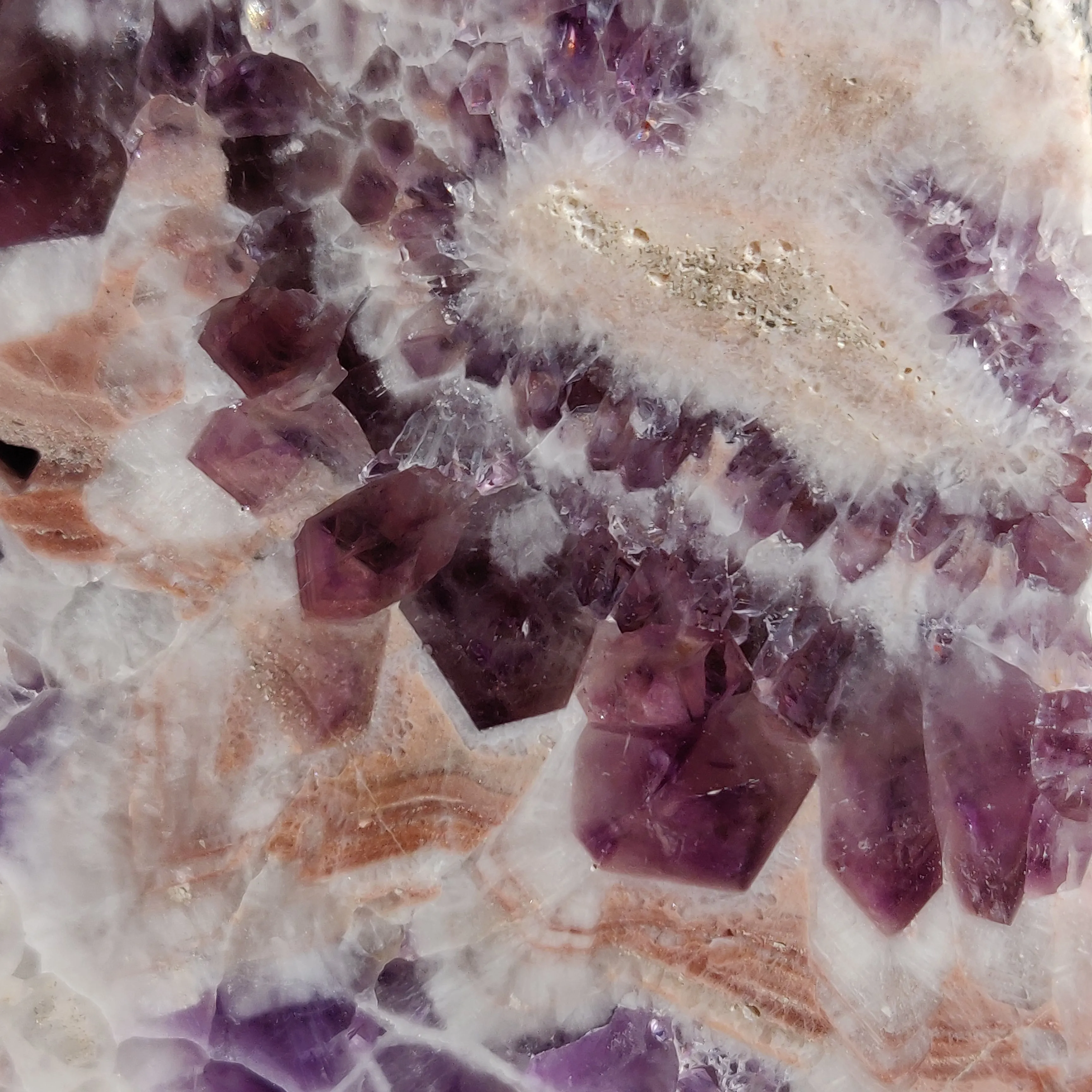 Chevron Amethyst Slab (#1)
