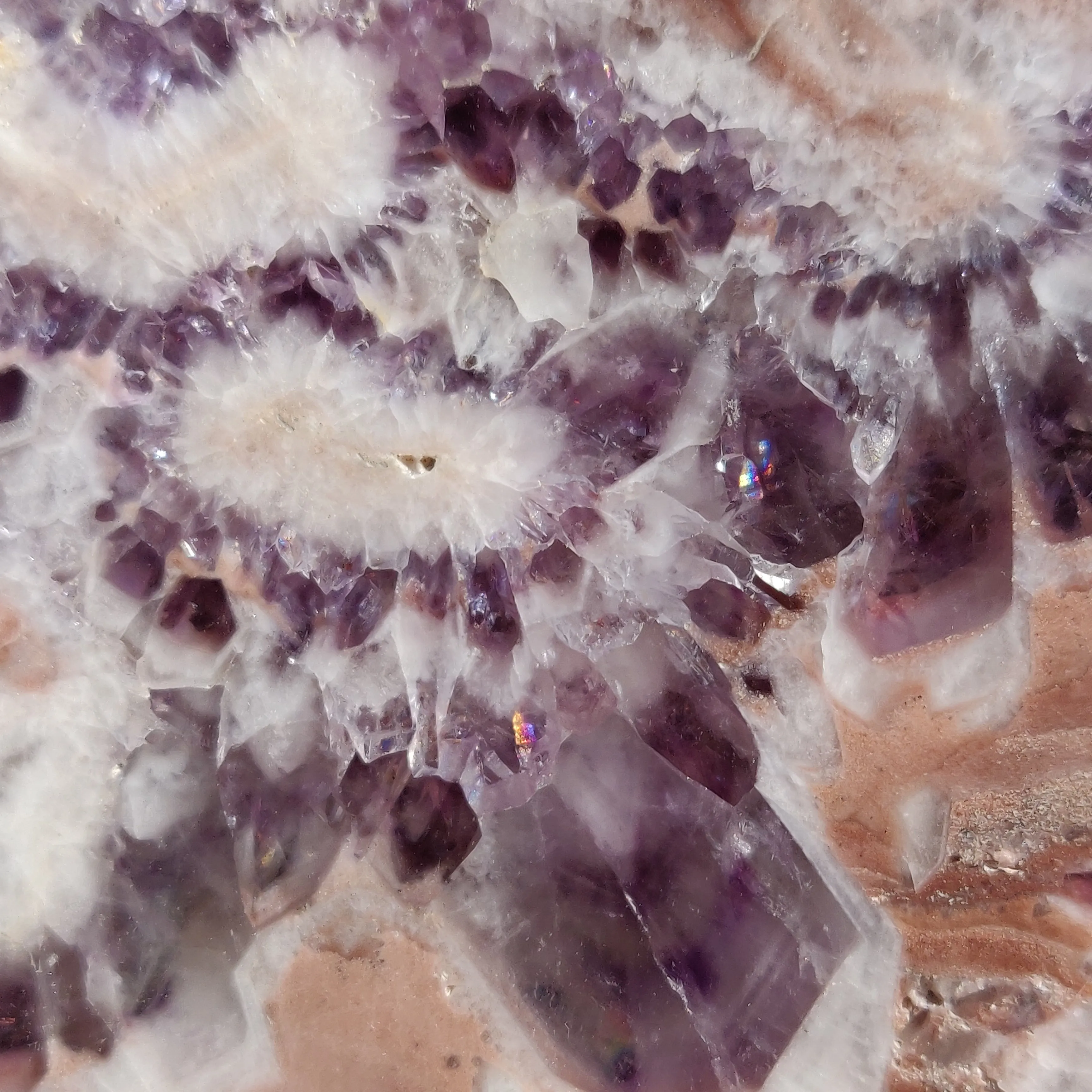 Chevron Amethyst Slab (#1)
