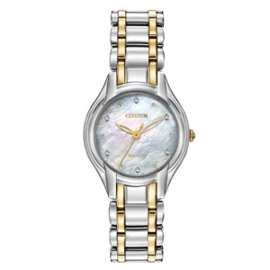 Citizen Ladies Eco Drive Silhouette Diamond Watch EM0284-51D