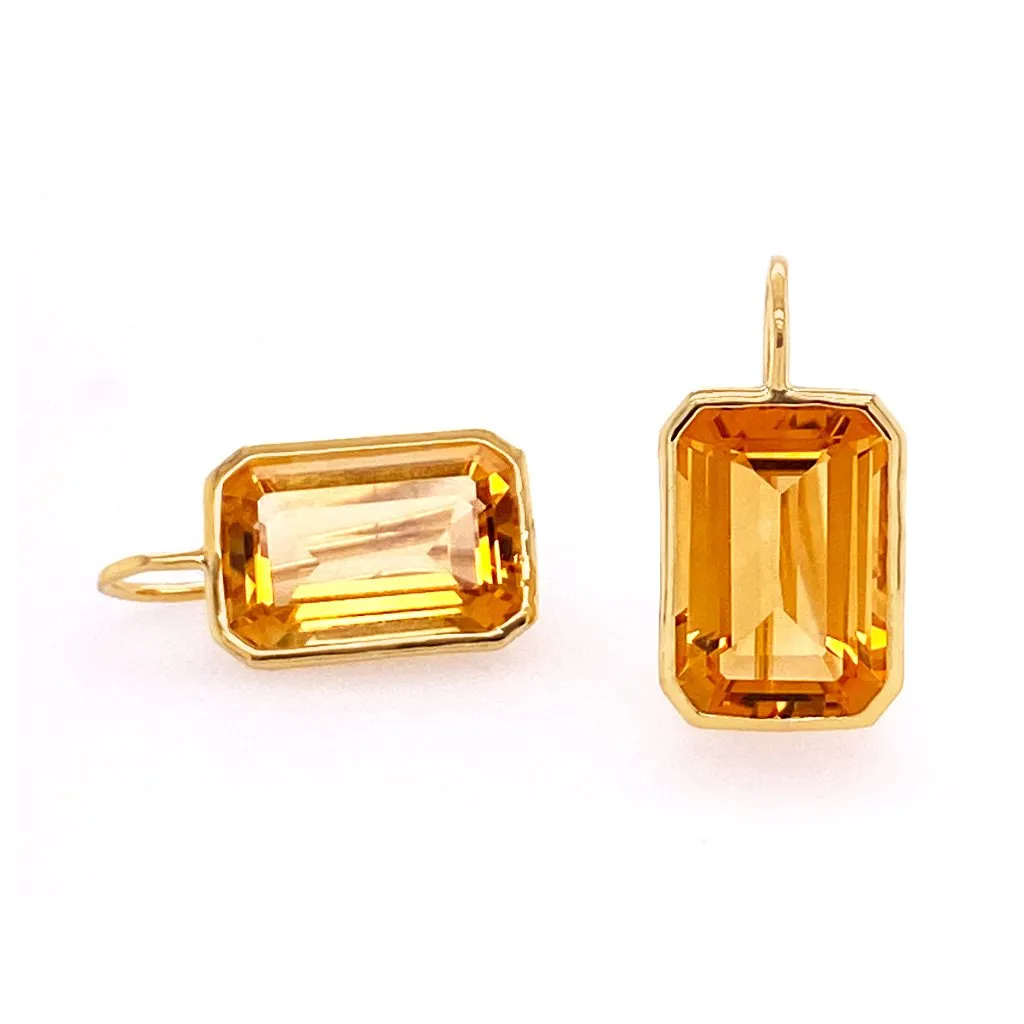 Citrine earrings
