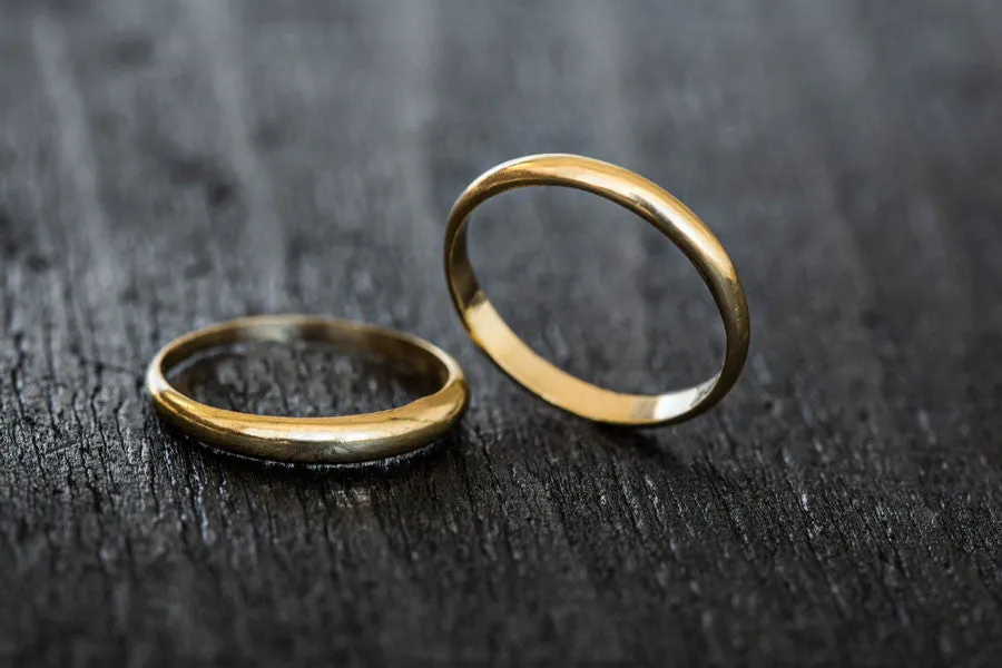Classic Half Round Wedding Band