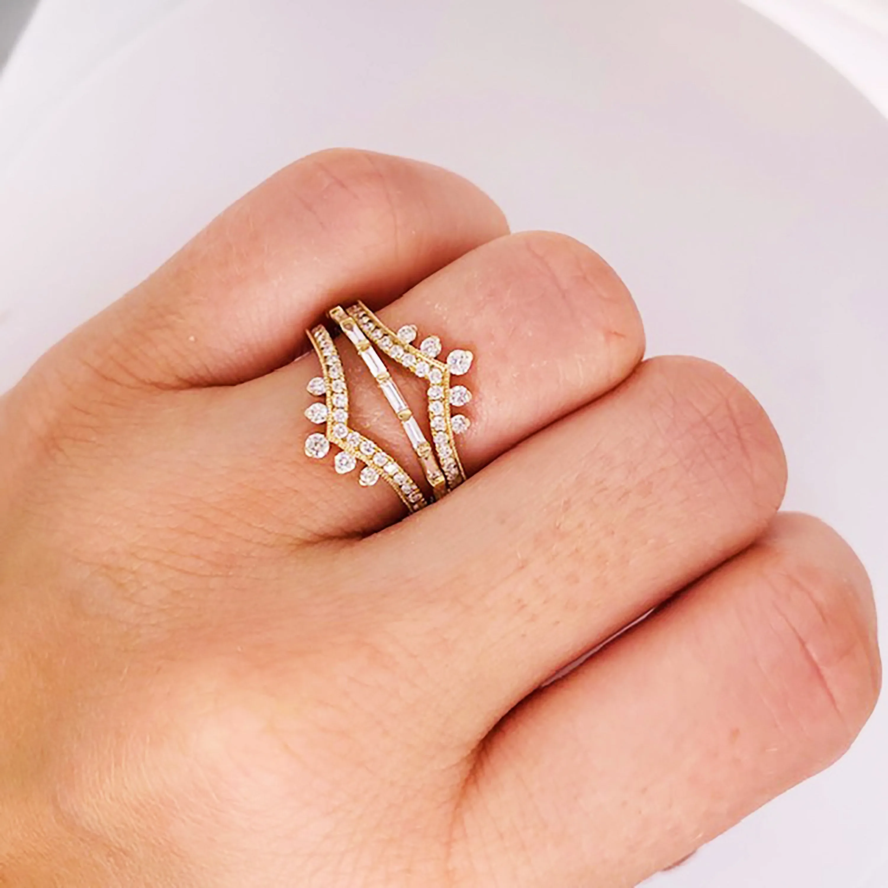 Diamond Petal Ring Enhancer
