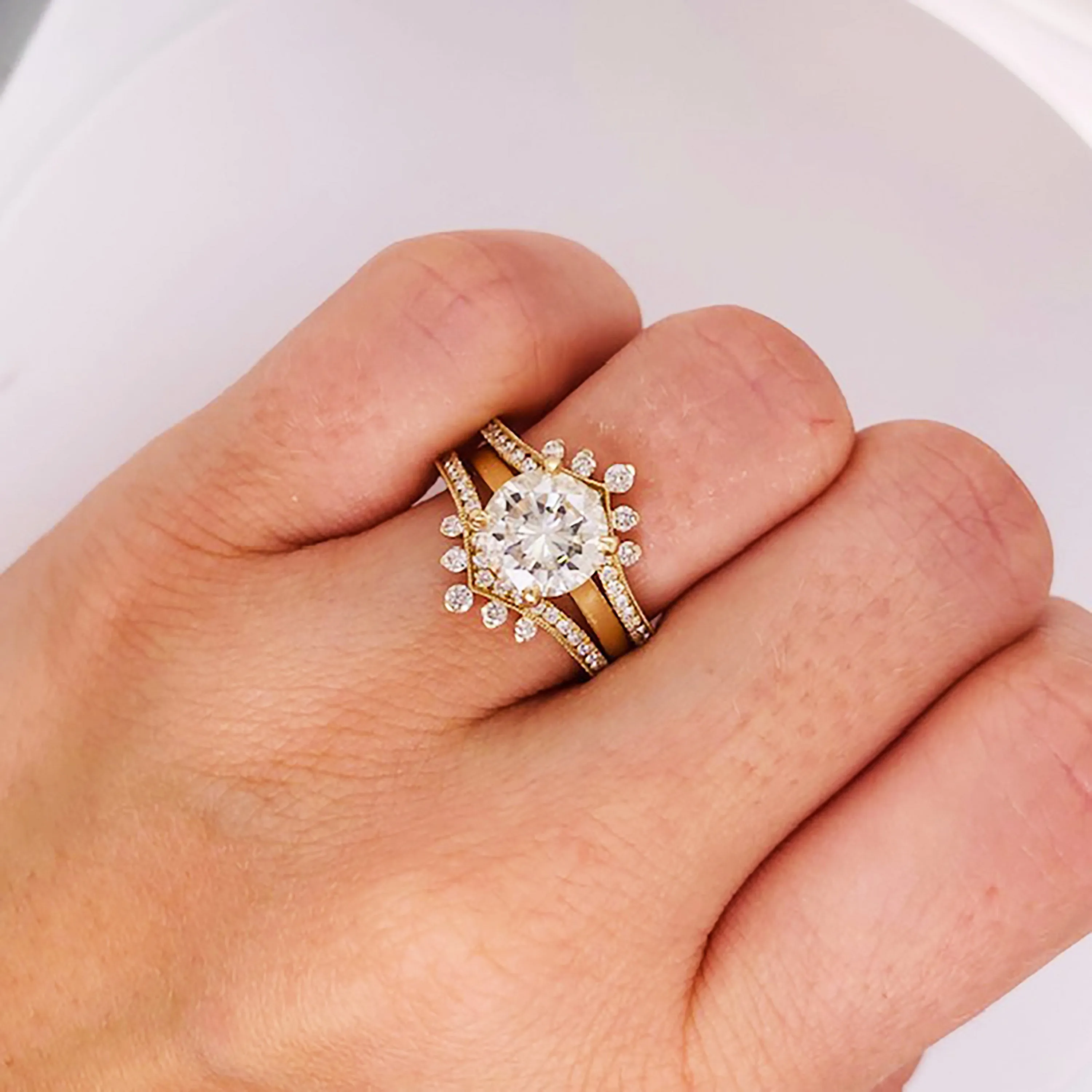 Diamond Petal Ring Enhancer