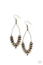 Earrings Me, Myself, and ICE - Brass E288