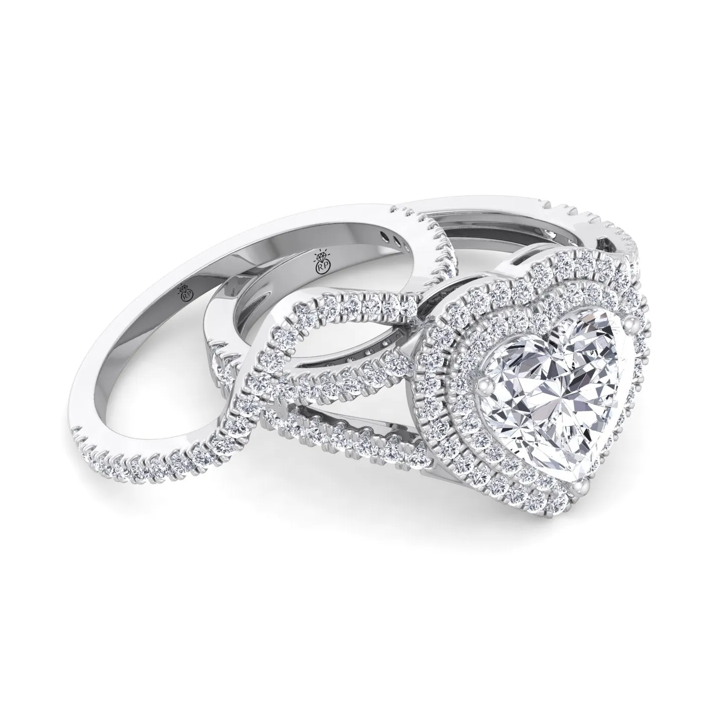 Edendale - Stackable Pave Wedding Band with Curve (0.39 CT)