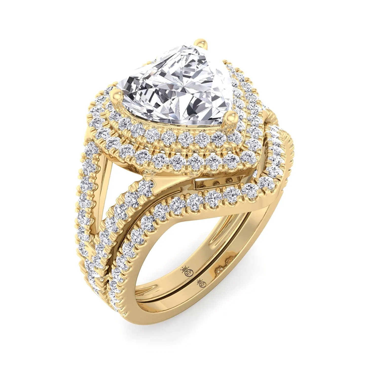 Edendale - Stackable Pave Wedding Band with Curve (0.39 CT)