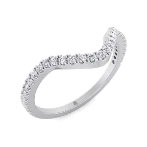 Edendale - Stackable Pave Wedding Band with Curve (0.39 CT)