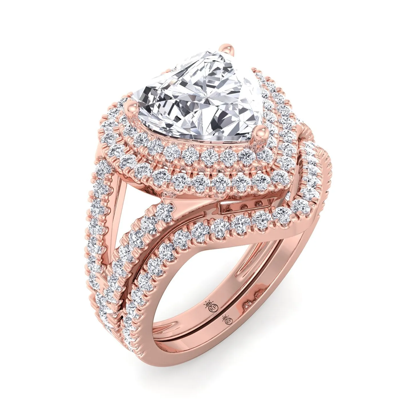 Edendale - Stackable Pave Wedding Band with Curve (0.39 CT)