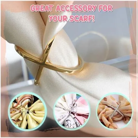 Elegant Scarf Buckle