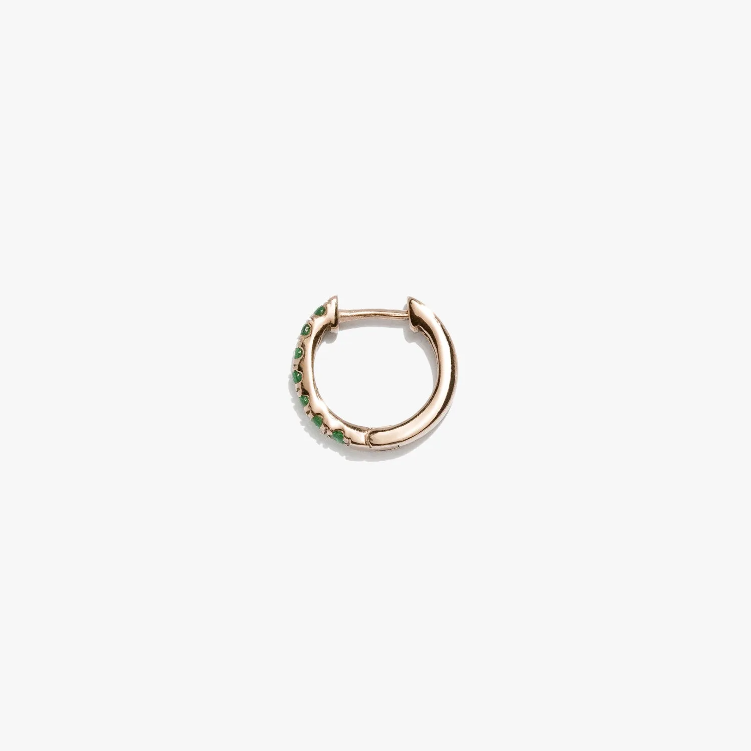 Emerald Satellite Huggie (Single)
