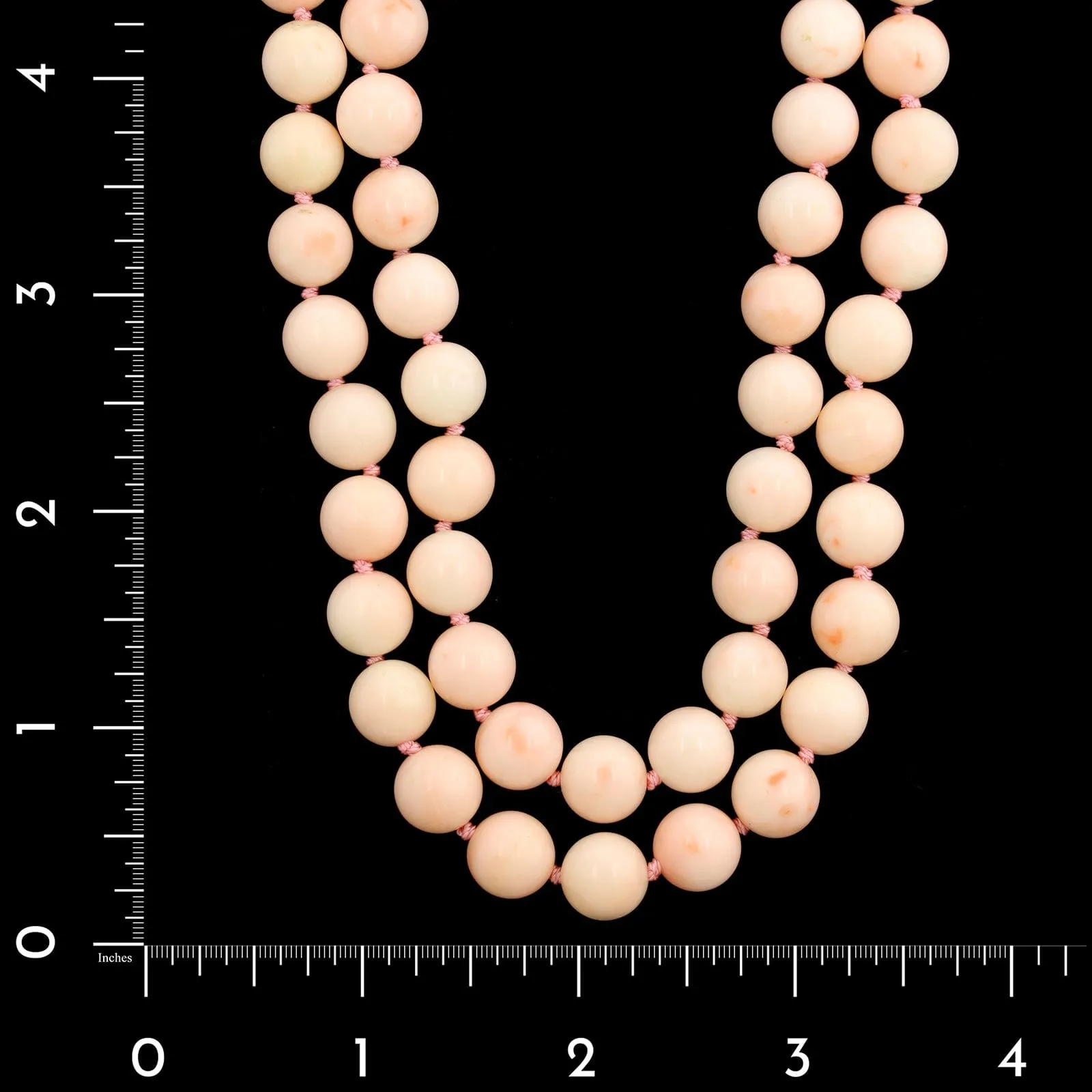 Endless Estate Coral Bead Necklace