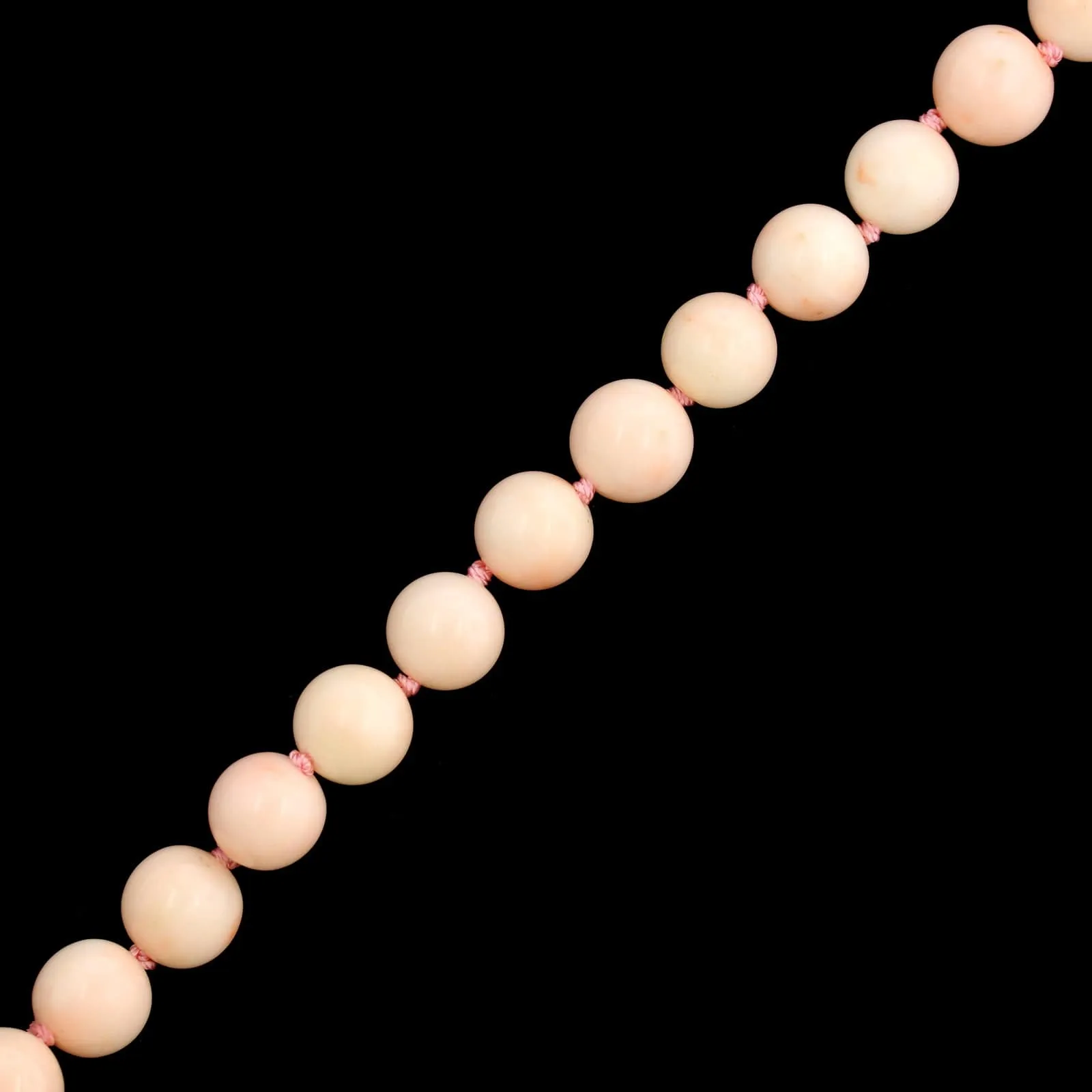 Endless Estate Coral Bead Necklace