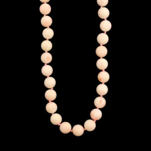 Endless Estate Coral Bead Necklace