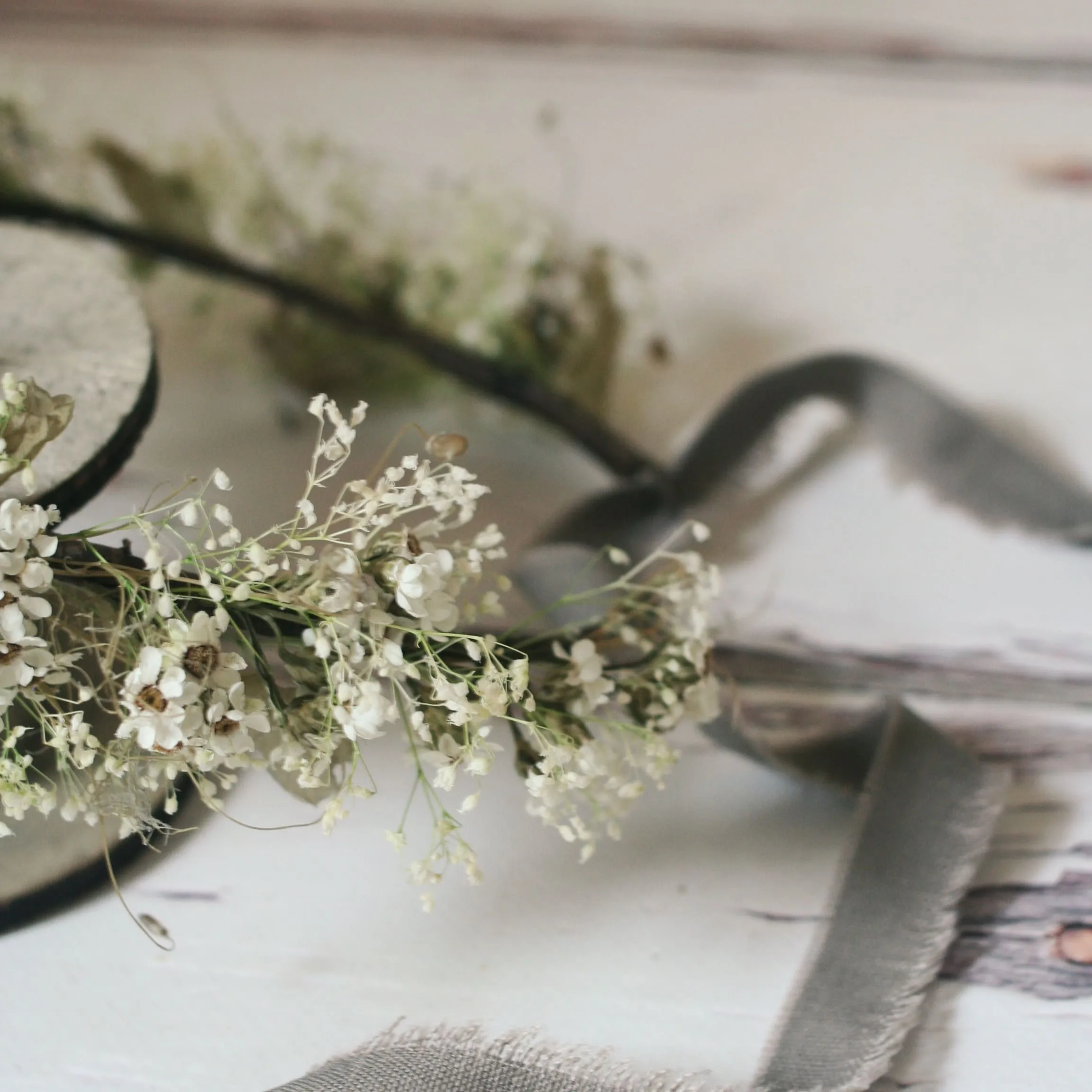 Everlasting Mountain Daisy Flower Crown FOREST FAIRY