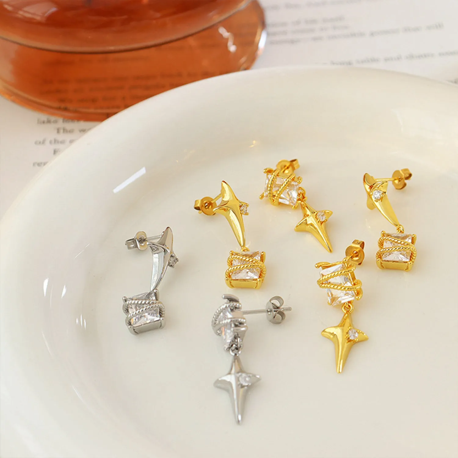 Hot Girl Geometric Drop Earrings