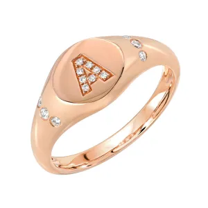 Initial Signet Ring