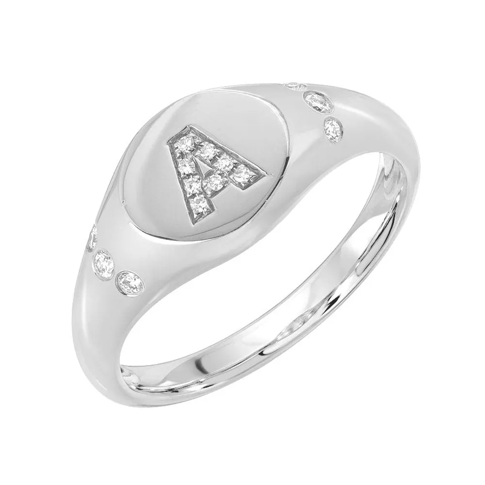 Initial Signet Ring