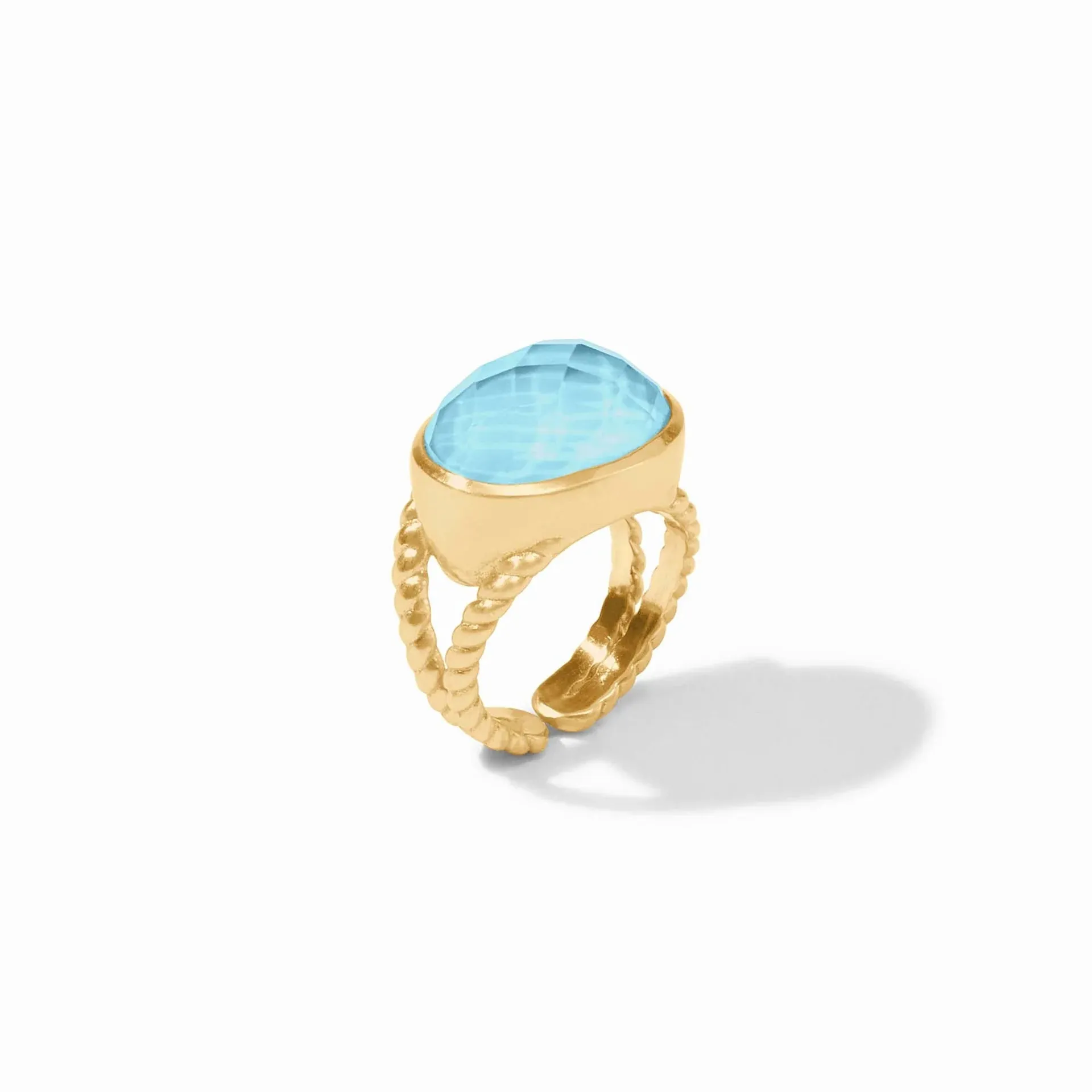 Julie Vos Nassau Capri Blue Statement Ring - 7