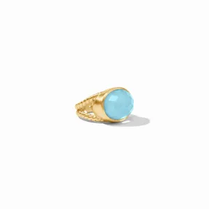 Julie Vos Nassau Capri Blue Statement Ring - 7