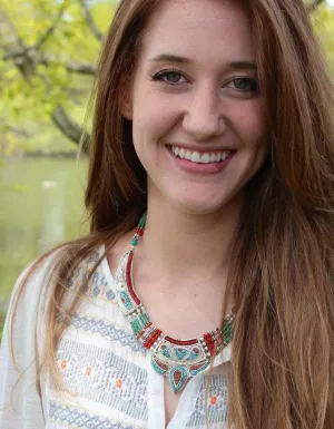 Karma's Turquoise and Sherpa Coral Necklace