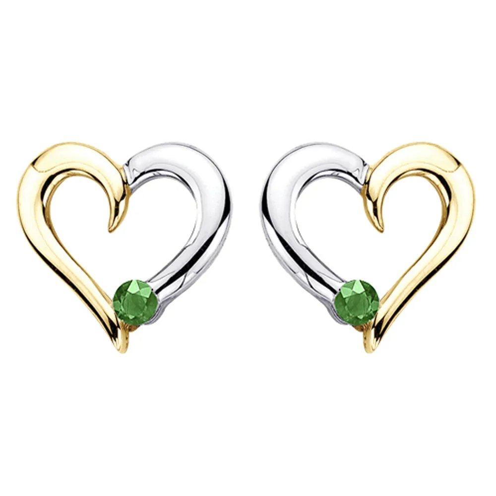 KATARINA Emerald Heart Jewelry Set (1/4 cttw)