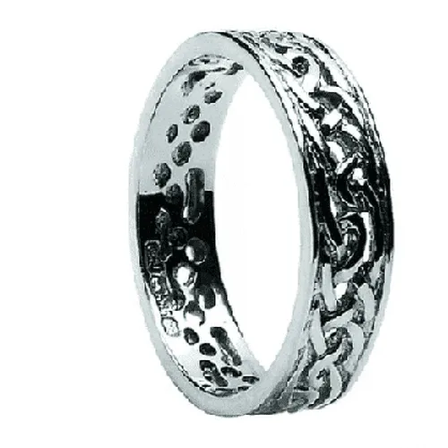 Ladies Celtic Knot Filigree Wedding Ring
