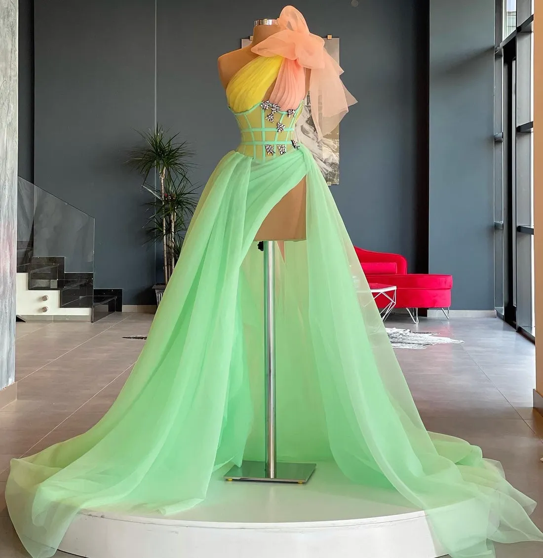 Lainey Multicolor Beautiful Evening Dress