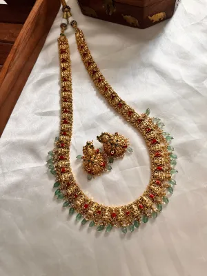 Lakshmi coral beads Haaram without pendant LH530